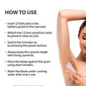 Zlade Summer Intimate Hair Removal Trimmer for Women