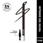 FAE BEAUTY Eye-Deal Intense Gel Kajal With Sharpener & Fine Bristle Brush Shade - Black Sesame (0.35 g)