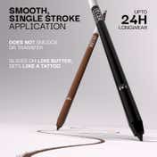 FAE BEAUTY Eye-Deal Intense Gel Kajal With Sharpener & Fine Bristle Brush Shade - Black Sesame (0.35 g)