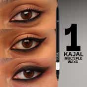FAE BEAUTY Eye-Deal Intense Gel Kajal With Sharpener & Fine Bristle Brush Shade - Black Sesame (0.35 g)
