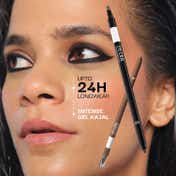 FAE BEAUTY Eye-Deal Intense Gel Kajal With Sharpener & Fine Bristle Brush Shade - Black Sesame (0.35 g)