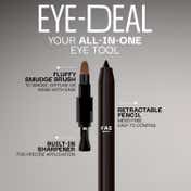 FAE BEAUTY Eye-Deal Intense Gel Kajal With Sharpener & Fine Bristle Brush Shade - Brown Sugar (0.35 g)