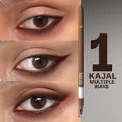 FAE BEAUTY Eye-Deal Intense Gel Kajal With Sharpener & Fine Bristle Brush Shade - Brown Sugar (0.35 g)