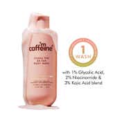 mCaffeine 1% Glycolic Acid and 5% Niacinamide-Kojic Acid Detan Body Wash (300 ml)