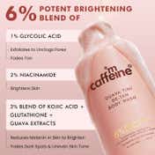 mCaffeine 1% Glycolic Acid and 5% Niacinamide-Kojic Acid Detan Body Wash (300 ml)