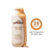 mCaffeine 7% Exfoliating and 1% Salicylic, 2% Lactic Acid Body Wash for Body Acne Reduce (300 ml)