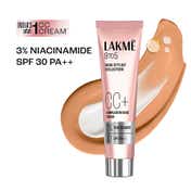Lakme 9 To 5 Cc Cream Tinted Moisturizer with SPF 30 - Bronze (20 g)