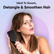 Vega Paddle Hair Brush with Cleaning Comb for Men & Women (E18-PB)