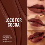 Renee Stay with Me Matte Transferpoof Liquid Lipstick - Loco for Cocoa (6 ml)