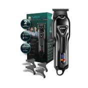 VGR V-298 Hair & Beard Trimmer with 4 Guide Combs 200 Min Runtime 2-Year Warranty - Black