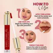 PARUL GARG Beauty Silk Matte Liquid Lipstick - Hibiscus (3 ml)