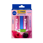 Nivea Lip Care Bogo Lip Balm Kit - Cherry & Blackberry (2 Pcs)