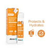 The Derma Co 1% Hyaluronic Sunscreen Spf 50 Pa+++ Aqua Gel For Long Lasting and Deep Hydration (50 g)