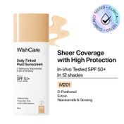 WishCare Daily Fluid Tinted Sunscreen SPF50PA++++ M201 (50 ml)