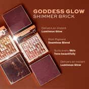 Revolution Pro Goddess Glow Shimmer Brick Face Palette - Deserted (8 g)