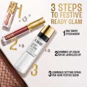 Lakme Bejewel Festive Trio  Liquid Lip - Nude Sparkle Eye Tint - Quartz and Setting Spray (4 pcs)