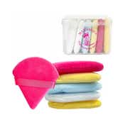 Majestique Pizza Triangle Make-Up Powder Puff Set (6 pcs)