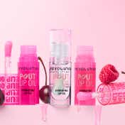 Makeup Revolution Pout Lip Oil - Raspberry Pink (3 ml)