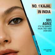 Lakme 9 to 5 Eyeconic Kajal Twin Pack Lasts upto 24hrs - Deep Black (2 pcs)