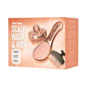Alan Truman Scalp, Wash & Wow 3-Step Scalp & Hair Care Brush Kit - Gold (3 pcs)