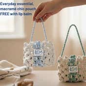 Love Momma Super Rich Lip Balm Combo Free Macramé Pouch - Lavender & Basil (2 pcs)