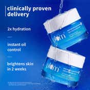Plum 2% Niacinamide & Rice Water Daily Brightening Gel Face Moisturizer, Non-Sticky Hydration (50 g)