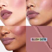 Lakme 9to5 Hya Glam Lip+Cheek Blush, Long Lasting Creamy Matte-Blurring Effect - Blush Satin (9 g)