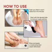 VEGA Dual-Sided Pedicure Foot File for Dead Skin Callus & Cracked Heel Remove (PD-06N)