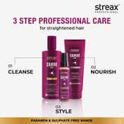 Streax Professional Canvoline Shampoo, Straightened Hair Post Care with Kera-Change Complex (1000 ml)