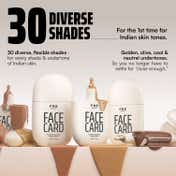 FAE BEAUTY Face Card 4-in-1 Super Serum Skin Tint With Dewy Finish, Shade - 91W - Warm (30 ml)