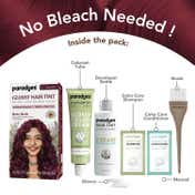 Paradyes Semi-Permanent Ruby Rush Glossy Hair Tint Enriched with Herbal Extracts Deep-Red (160 g)