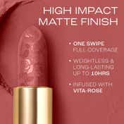 Lakme Rouge Bloom Powder Matte Bullet - Nude Nectar (4 g)