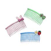 Majestique Cartoon Style Side Hair Comb Clips (3 pcs)