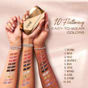 Lakme Be-Jewel Multichrome Eyeshadow Palette, 10 Shimmery Shades - Midnight Metals (12 g)