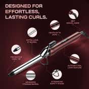 Ikonic Professional Curling Tong 2.0- 22mm Hair Curler, Scarlett Limited Edition