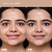 FAE BEAUTY Face Card 4-in-1 Super Serum Skin Tint With Dewy Finish, Shade - 20N - Neutral (30 ml)