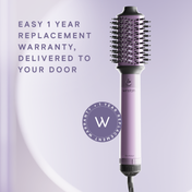 Winston 6 in 1 Hair Blow Brush Multi Styler - Purple