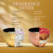 Seva Home Heirloom Bowl Mini Scented Candle Gold + Rosegold (2 Pcs)
