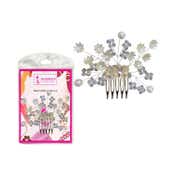 Majestique Stylish Korean Pearl Rhinestones Hairpin