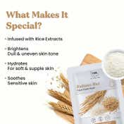 TNW The Natural Wash Pure Radiance Rice Face Sheet Mask (20 g)