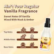 Plum BodyLovin' Smokin' Vanilla Body Mist|Long Lasting Sweet & Spicy Vanilla Scent For Women (150ml)