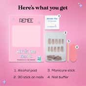 RENEE Stick On Nails - Cat Eye Nail 03 (Pack of 30)