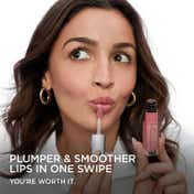 L'Oreal Paris Plump Ambition Hyaluron Lip Oil For Fuller, Bouncier Lips - 485 Wine O'Clock (5 ml)