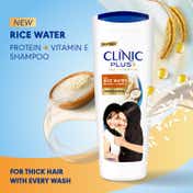 Clinic Plus Strong & Thick Shampoo with Rice Water Protein + Vitamin E (175 ml)