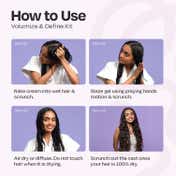 Manetain Set Of Volume Gel & Curl Cream (2 pcs)