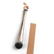 PAC SDE 02 Base & Conceal Duo Brush - Dual Ended Ergonomic Design Ultra Soft Bristles Vegan (1 pc)