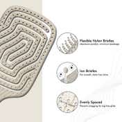 Ikonic Me Eco Labyrinth Paddle Brush IKM-3017 - Sand Beige