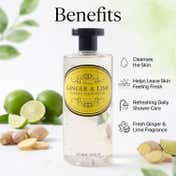 NATURALLY EUROPEAN Somerset Ginger & Lime Shower Gel (500 ml)