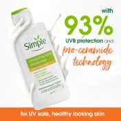 Simple Kind To Skin Protecting Light Moisturiser with SPF 15 Protects and Hydrates (125 ml)