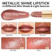 Oulac Metallic Shine Lipstick - GM03 Deep Down (4.3 g)
